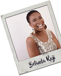 Polaroid picture of Belinda Raji